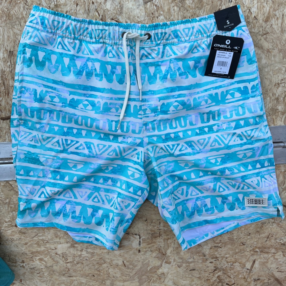 O’Neill smash up volley shorts size small NWT
